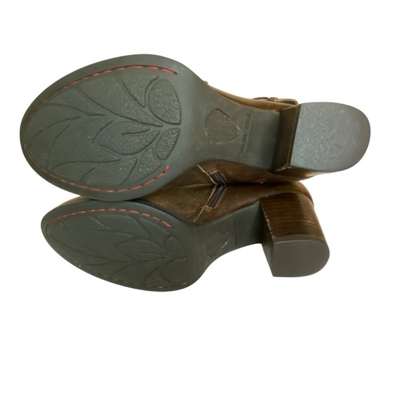 Born Women's Ondine Sepia Brown Moto Ankle Boot SZ 7.5 - Picture 16 of 16